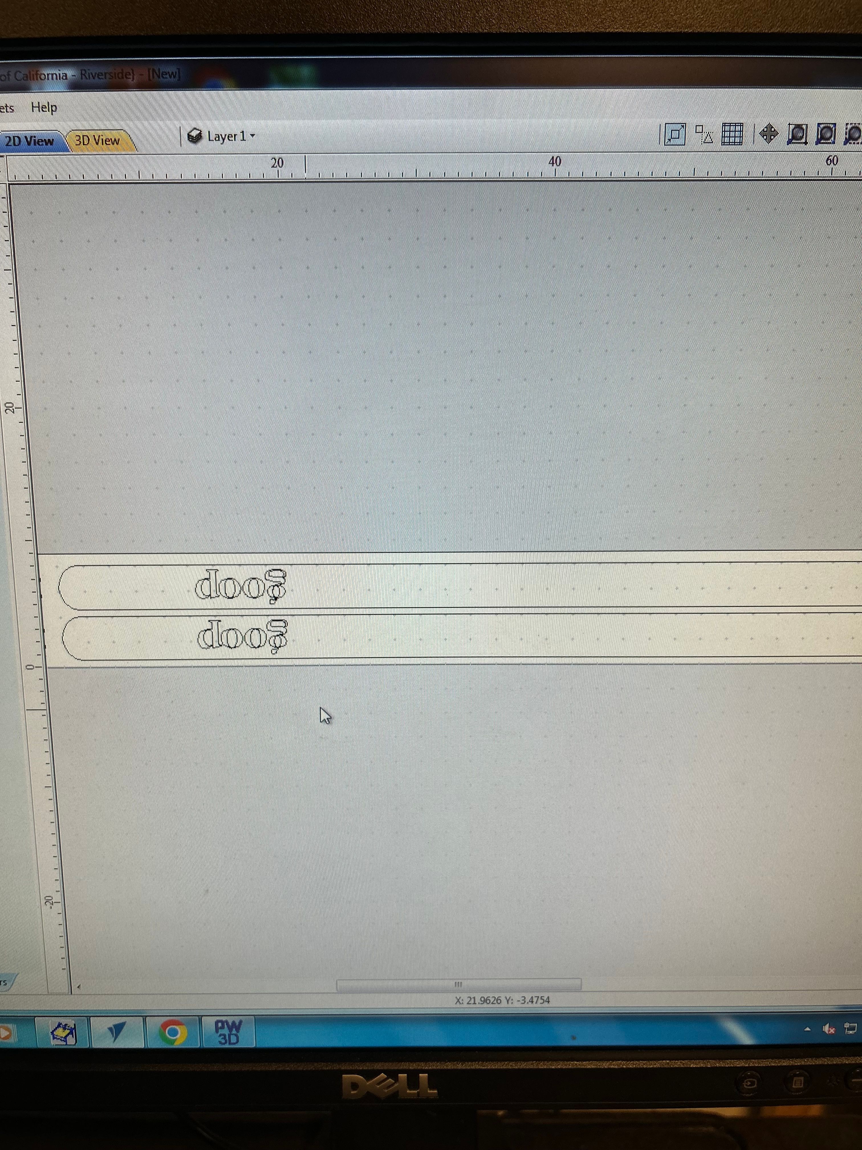 CNC engraving file